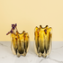 Golden Hour Handblown Glass Decorative Vases and Showpieces - Set of 2